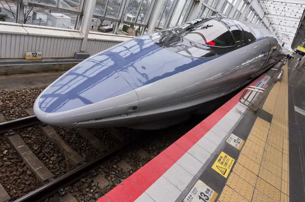 Okayama station shinkansen (2)